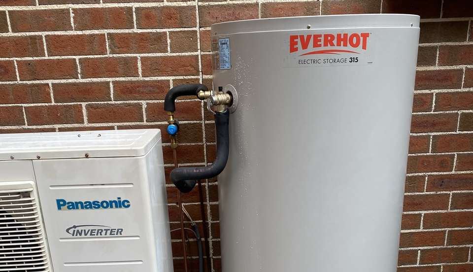 New hot water system installed